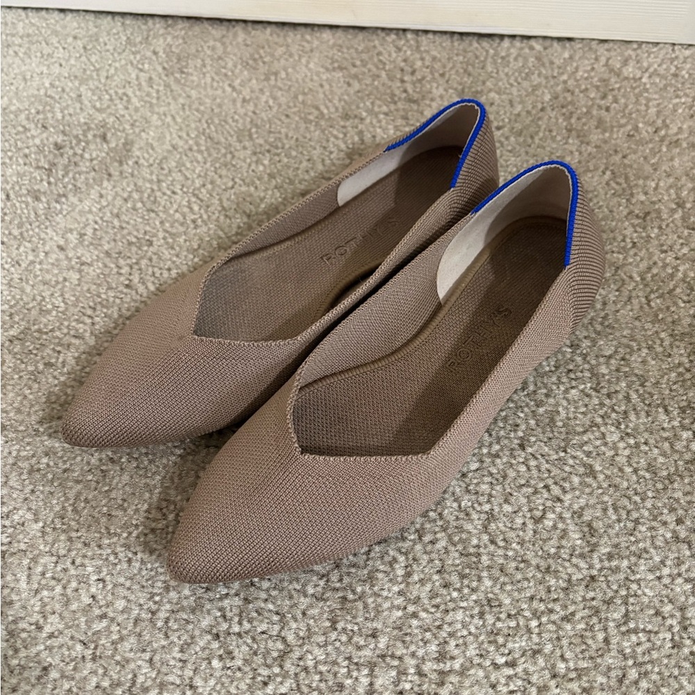 Rothy's Flats The Point in Portobello Women’s Size 8